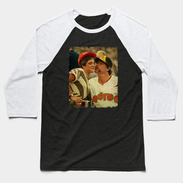 Goose Gossage and Wife in San Diego Padres Baseball T-Shirt by SOEKAMPTI